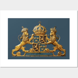 Coat of arms of Sweden Posters and Art